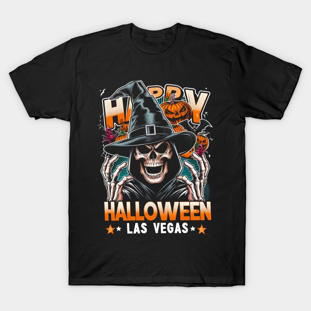 Las Vegas Halloween T-Shirt by Americansports